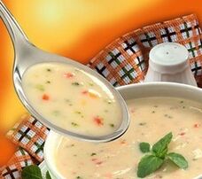 súp ngũ cốc nhầy nhụa cho bệnh viêm dạ dày